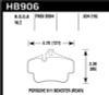 Hawk 2020 Porsche 718 Boxster 2.0L Base Ceramic Composite Brakes Rear ER-1 Brake Pads - HB906D.634 Photo - Primary