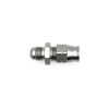 DeatschWerks 6AN Male Flare to 3/8in Hardline Compression Adapter - Anodized Matte Black - 6-02-0109-B Photo - Primary