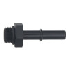 DeatschWerks 6AN ORB Male to 5/16in Male EFI Quick Connect Adapter - Anodized Matte Black - 6-02-0114-B Photo - Primary