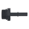DeatschWerks 10AN ORB Male to 5/16in Male EFI Quick Connect Adapter - Anodized Matte Black - 6-02-0124-B Photo - Primary