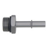 DeatschWerks 10AN ORB Male to 3/8in Male EFI Quick Connect Adapter - Anodized DW Titanium - 6-02-0125 Photo - Primary