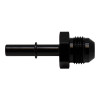 DeatschWerks 8AN Male Flare to 5/16in Male EFI Quick Connect Adapter - Anodized Matte Black - 6-02-0138-B Photo - Primary