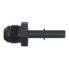 DeatschWerks 8AN Male Flare to 5/16in Male EFI Quick Connect Adapter - Anodized Matte Black - 6-02-0138-B Photo - Primary