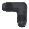 DeatschWerks 6AN Male Flare to 6AN Male Flare 90-Degree Fitting - Anodized Matte Black - 6-02-0207-B Photo - Primary