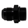 DeatschWerks 10AN ORB Male to 10 AN Male Flare Adapter (Incl O-Ring) - Anodized Matte Black - 6-02-0403-B Photo - Primary