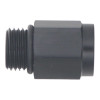 DeatschWerks 6AN ORB Male to M12 X 1.5 Metric Female (Incl O-Ring) - Anodized Matte Black - 6-02-0601-B Photo - Primary