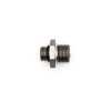 DeatschWerks 6AN ORB Male to M18 X 1.5 Metric Male (Incl O-Ring and Washer) - Anodized Matte Black - 6-02-0606-B Photo - Primary