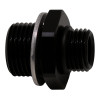 DeatschWerks 6AN ORB Male to M18 X 1.5 Metric Male (Incl O-Ring and Washer) - Anodized Matte Black - 6-02-0606-B Photo - Primary