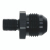 DeatschWerks 8AN Male Flare to M10 X 1.0 Male Metric - Anodized Matte Black - 6-02-0621-B Photo - Primary