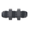 DeatschWerks 8AN Male Flare to 8AN Male Flare Bulkhead Adapter (Incl Nut) - Anodized Matte Black - 6-02-0709-B Photo - Primary