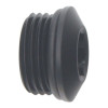 DeatschWerks 8AN ORB Male Plug Low Profile Internal Allen/Hex (Incl O-Ring) Anodized Matte Black - 6-02-0718-B Photo - Primary