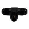 DeatschWerks 8AN Male Flare to 8AN Male Flare to 8AN Male Flare Tee Fitting - Anodized Matte Black - 6-02-0722-B Photo - Primary