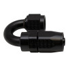 DeatschWerks 6AN Female Swivel 180-Degree Hose End CPE - Anodized Matte Black - 6-02-0804-B Photo - Primary
