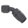 DeatschWerks 10AN Female Swivel 45-Degree Hose End CPE - Anodized Matte Black - 6-02-0810-B Photo - Primary