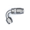 DeatschWerks 6 AN Female Flare Swivel 120-Degree Hose End CPE - Anodized Matte Black - 6-02-0820-B Photo - Primary