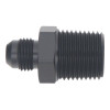 DeatschWerks 6AN Male Flare to 1/2in Male NPT Adapter - Anodized Matte Black - 6-02-0903-B Photo - Primary