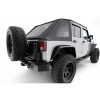 Rampage 07-18 Jeep Wrangler JK Unlimited TrailCrawler Rock Slider & Rocker Guard - Black - 88737 Photo - Mounted