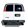 Westin Ford Transit Van 150/250/350 (Single 54in. Pass Door) Grate Steps Running Boards - Tex. Blk - 27-81015 Photo - Mounted