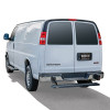 Westin Ford Transit Van 150/250/350 (Single 54in. Pass Door) Grate Steps Running Boards - Tex. Blk - 27-81015 Photo - Mounted
