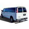 Westin Ford Transit Van 150/250/350 (Single 54in. Pass Door) Grate Steps Running Boards - Tex. Blk - 27-81015 Photo - Mounted