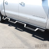 Westin 07-18 Chevrolet Silverado 1500 CC 5.5ft Bed HDX Drop W2W Nerf Step Bars - Tex. Blk - 56-534565 Photo - Mounted