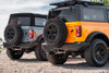 Corsa 21-22 Ford Bronco 2.3L 2-Door 2.75in Cat-Back Dual Rear Exhaust w/ 4in Straight-Cut Black Tips - 21204BPC