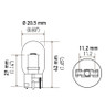 Hella Bulb 7441 12V 27W W3X16d T6.5 - 7441 Photo - Primary