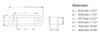 Hella Step Lamp 1X2 WHITE MD12/24 SS RIM 2XT - 959680811 Technical Drawing
