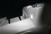 Hella COURTESY Lamp RND BLUE MD12 SS RIM 2XT - 980502221 Photo - Mounted