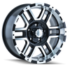 ION Type 179 17x8 / 6x127 BP / 10mm Offset / 78.3mm Hub Black/Machined Wheel - 179-7882B Photo - Primary