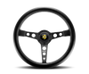 Momo Prototipo Steering Wheel 350 mm - Black Leather/Wht Stitch/Black Spokes - PRO35BK2B User 1