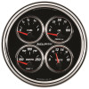 AutoMeter Gauge Quad 5in. 240 Ohm(e) to 33 Ohm(f) Elec Designer Black II - 1211 Photo - Primary