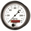 AutoMeter Gauge Speedometer 3-3/8in. 120MPH Elec. Prog. W/ Lcd Odo Old Tyme Wht II - 1287 User 3