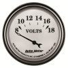 AutoMeter Gauge Voltmeter 2-1/16in. 18V Elec Old Tyme White II - 1292 User 4