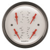 AutoMeter Gauge Quad 3-3/8in. 0 Ohm(e) to 90 Ohm(f)Elec Arctic White - 1314 User 2