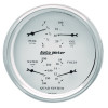 AutoMeter Gauge Quad 5in. 0 Ohm(e) to 90 Ohm(f)Elec Old Tyme White - 1619 Photo - Primary