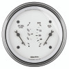 AutoMeter Gauge Dual Fuel & Oilp 3-3/8in. 0 Ohm(e) to 90 Ohm(f)& 100PSI Elec Old Tyme White - 1624 Photo - Primary