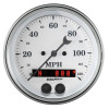 AutoMeter Gauge Speedometer 3-3/8in. 120MPH Gps Old Tyme White - 1649 Photo - Primary
