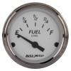 AutoMeter Gauge Fuel Level 2-1/16in. 0 Ohm(e) to 90 Ohm(f) Elec American Platinum - 1904 Photo - Primary