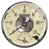 AutoMeter Gauge Tach/Speedo 5in. 120MPH & 8K RPM Elec. Program. Prestige Antq. Ivory - 2090 Photo - Primary