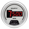 AutoMeter Gauge Tach 3-3/8in. 10K RPM In-Dash Digital Silver Dial W/ Red Led - 6597 Photo - Primary