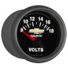 AutoMeter Gauge Voltmeter 2-1/16in. 18V Electric Chevy Gold Bowtie - 880444 User 6