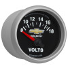 AutoMeter Gauge Voltmeter 2-1/16in. 18V Electric Chevy Gold Bowtie - 880444 User 5