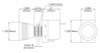 Hella Switch Pull Spst 3 Lens - 004778001 Technical Drawing