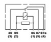 Hella Relay 12V 20/40A Spdt Res - 007794027 Technical Drawing
