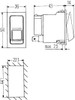 Hella Switch On/Off Hazard Warning 10A - 007832321 Technical Drawing