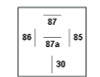Hella Relay 24V 10/20A Spdt Res - 007903001 Technical Drawing