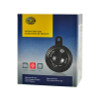 Hella Horn Bx Blk Disc Ht 77Mm 12V Univ - 011225102 Photo - out of package