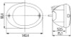 Hella Lamp Zr 2Zr - 343130041 Technical Drawing