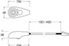 Hella Interiorlamp 150 Bic Md931V Black 2Ja - 343720522 Technical Drawing